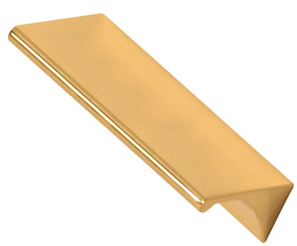 Poignée à rebords, 3 1/2", Laiton poli