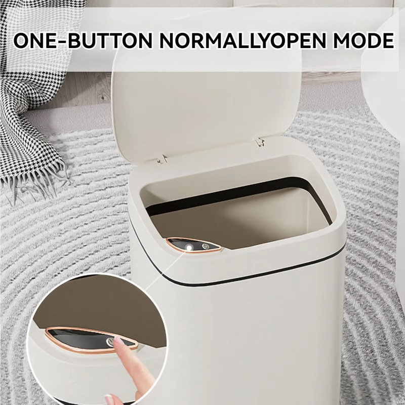 Poubelle automatique avec couvercle 3 modes