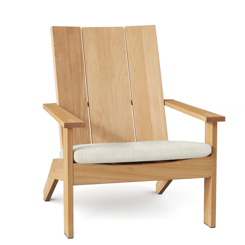 Teck Ashland Adirondack - teck naturel, Pas de soudure, Rollo crème, Teck naturel