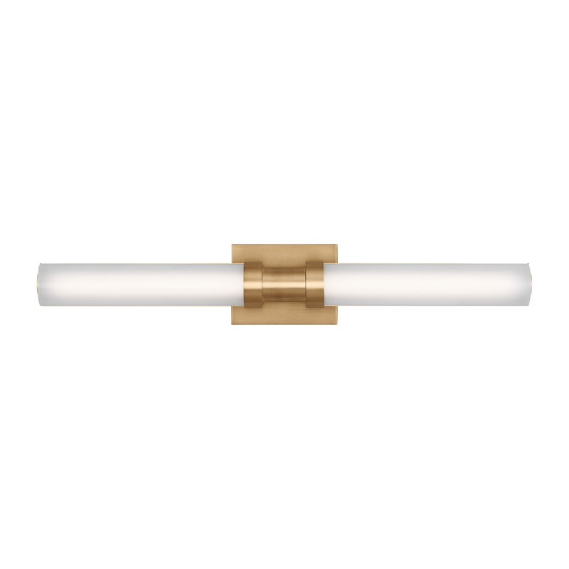 Kiel 1 - Light LED Vanity Light, Satin Brass