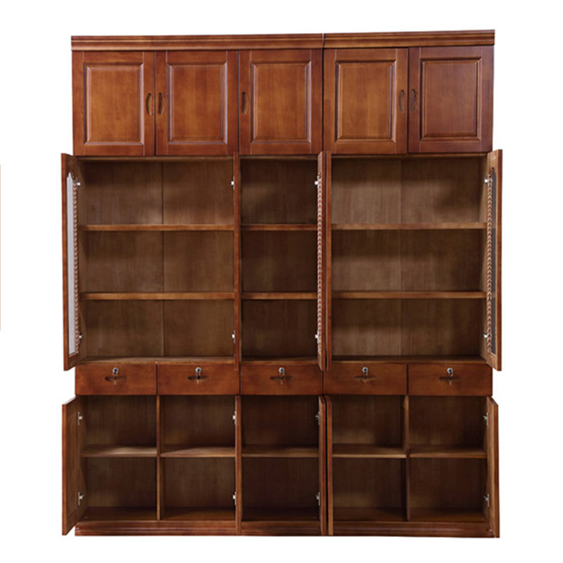 Classic and practical bookcase, (10 Shelves) 94.49"H x 78.74"W x 15.75"D