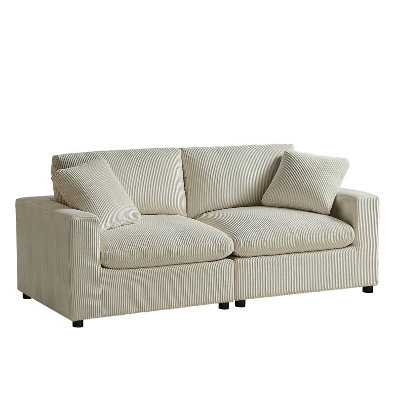 Canapé modulaire 2 pièces Chelsea, Beige