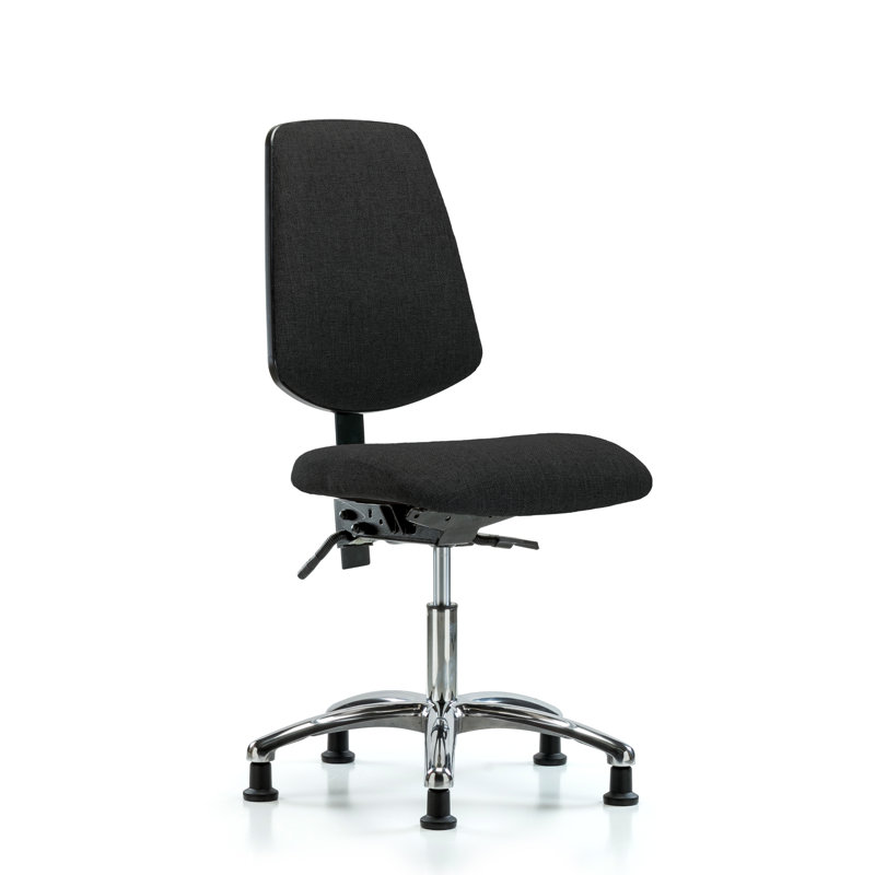 Chaise de travail Allegro, Noir, Patins, Inclus