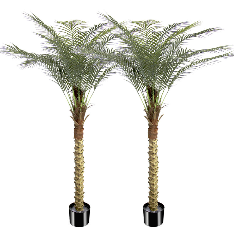 6Ft Artificial Palm Tree, 72'' H x 10.24'' W x 8.66'' D