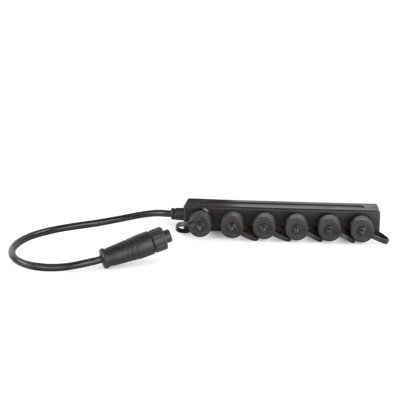 6-Way Color-Changing Light Quick Connect Splitter