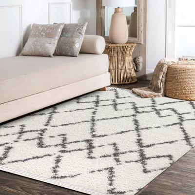 Tapis ivoire / gris Cantera