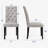 Tufted  Fabric Upholstered Parsons Dining Chairs-630994475-636320540