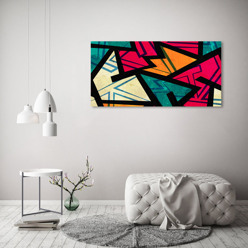 Geometric Background - Wrapped Canvas Print