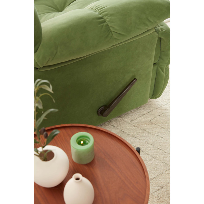 Classic Recliner, Cream White, Manual - Handle / Lever 