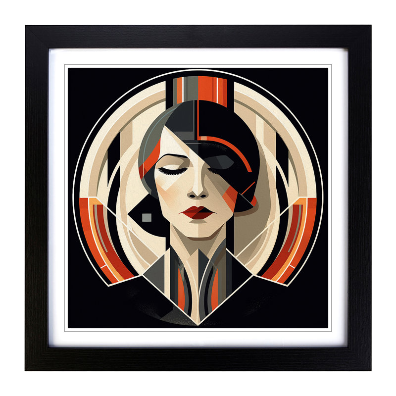 Single Picture Frame Print on Wood, Black