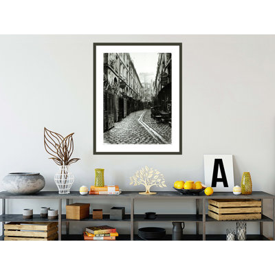 «Passage du Dragon Paris» par Charles Marville, impression giclée sur cadre