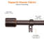 Tringles à rideaux pour fenêtres, embouts (bronze)-1076174284