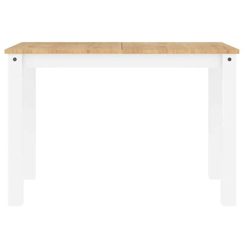 Anarbek Solid Wood Dining Table, White, 60cm W x 112cm L