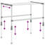 Laundry Dryer 83x(50-55)x(40-85) cm Aluminium