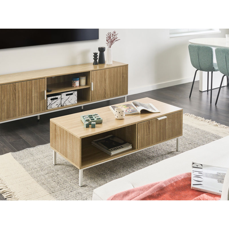 ROYALLA Four Leg Coffee Table with Storage