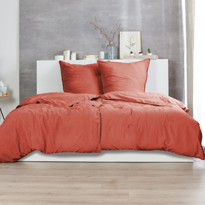 Wayfair Basics™ Cotton Duvet Cover Set with Pillow Shams and Pillowcases