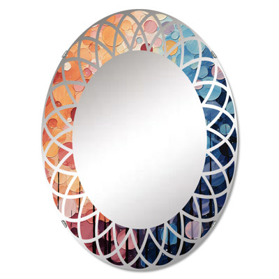 Erondelle - Miroir mural Mid-Century ovale