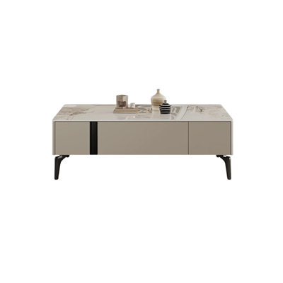 Modern Coffee Table with Sintered Stone Top