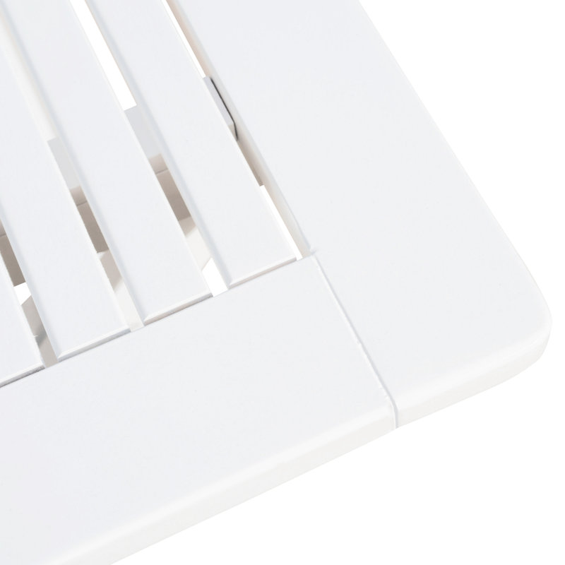 Table pliable 43,5 po, Blanc