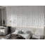 Panneau mural 3D 19,7 "x 19,7" en blanc