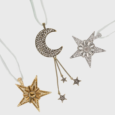 1.75'' Astrology & Stars Hanging Figurine Ornament