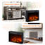 Crédence de rangement 59 po avec foyer électrique inclus-91927830