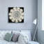 «Epic Graffiti», "Mini Abstract Rosette 4" par Chariklia Zarris, art mural sur toile, 37 po x 37 po