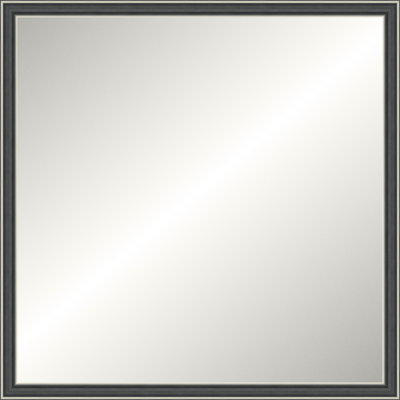 Miroir argenté rustique
