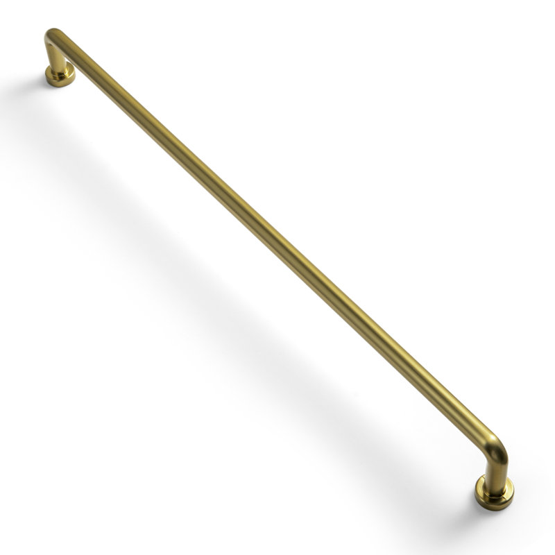 Ensemble de poignées de barre de centre à centre, 12 5/8", Or brossé
