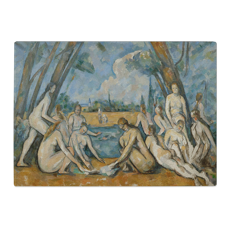 The Large Bathers by Paul Cezanne Chopping Board, 28.5cm W x 39cm L