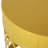Outdoor Metal End Table In Yellow, Modern Iron Style, Powder-Coated Frame, No Assembly, 13.37"W X 13.37"D 17.66"H & 12.00"W 12.00"D 16.00"H Yellow , Build,