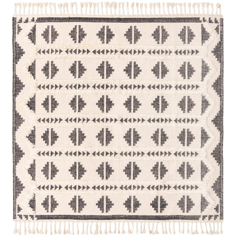 Annunciata Wool Moroccan Indoor Rug, Square 10'