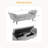 Velvet Upholstered Storage Bench-1372117907