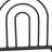 Metal Iron Wall Planter Contemporary Decorative Arched Frame Minimalist Style Vertical Garden Mount Accent Modern Geometric Design Durable Construction Indoor Outdoor Display Hanging Container-499693102