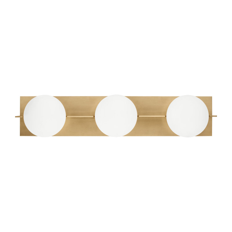 Orbel 3 - Light Vanity Light, Yes, Natural Brass