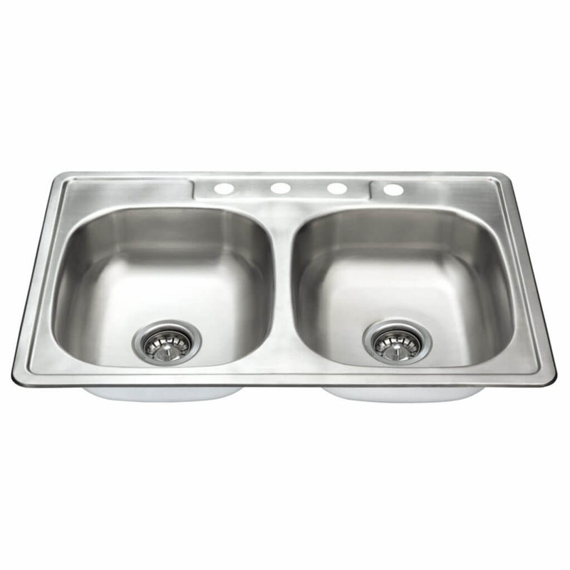 Fine Fixtures Drop-In Stainless Steel Kitchen Sink