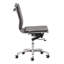 Lider Plus office chair without armrests, grey