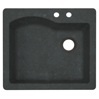 25'' L Single Bowl Quartz Kitchen Sink
