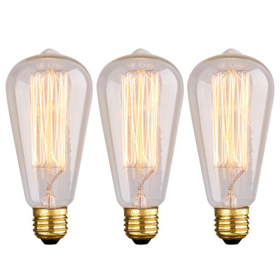 60 W ST58 E26/Medium (Standard) 2700 K LED Bulb