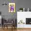 Art mural en verre épique «Pop Art Pit Bull 4» par Furbaby Affiliates-2145171232