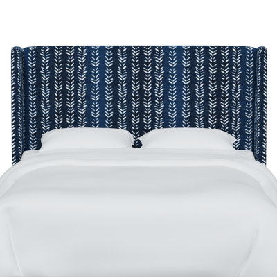 Hawes Upholstered Wingback Headboard by Dakota Fields