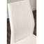 Edzard Double Pedestal High Gloss Dining Table Set with 4 Luxury Faux Leather Dining Chairs-211635161-207612311