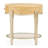 Camellia Field Oval End Table With Drawer - Caramel