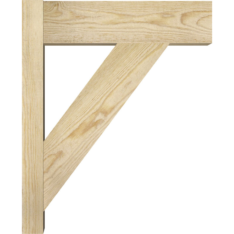 Pavé traditionnel traditionnel, P 18 po x H 22 po, Sapin Douglas de 6 po (sciage brut)