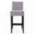 Fabric Barstool with Solid Wood Frame-1712370113