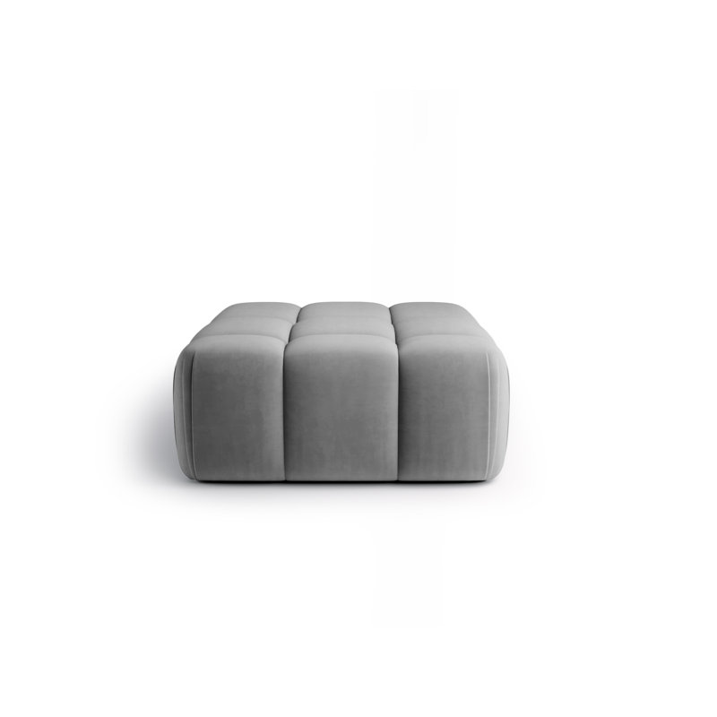 95cm Wide Pouffe Ottoman, Grey