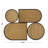 Industrial Abstract Solid Wood Wall Decor