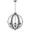 6 - Light Candle Style Globe Chandelier-1718875172