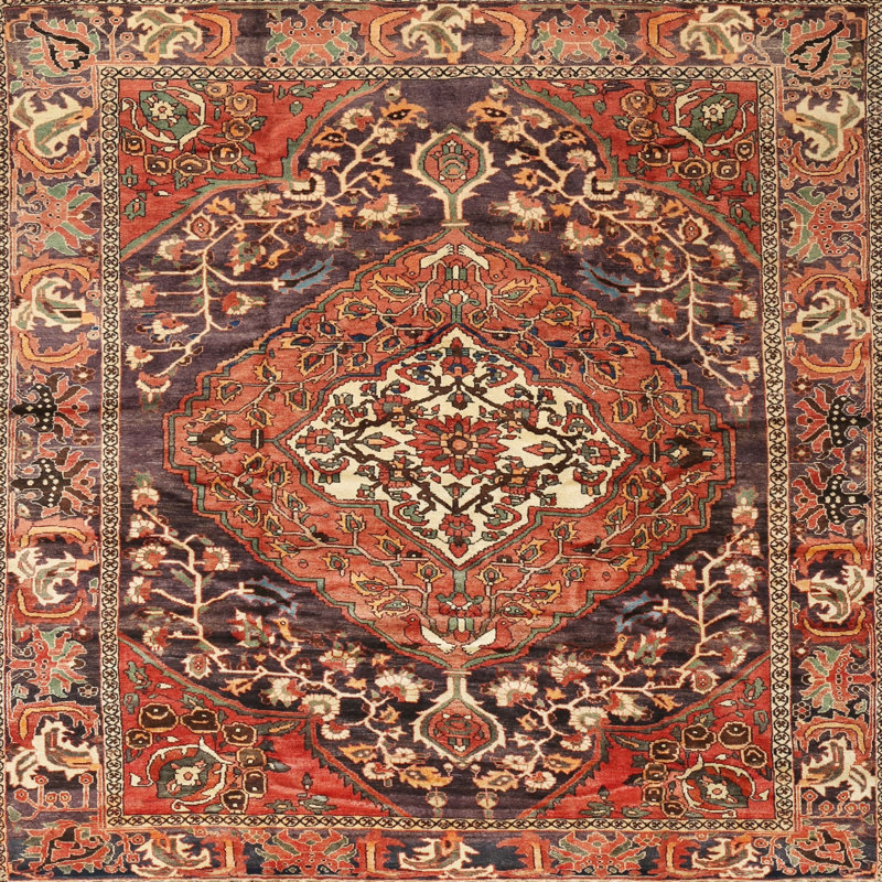 Charton Oriental Indoor Rug, Round 6'