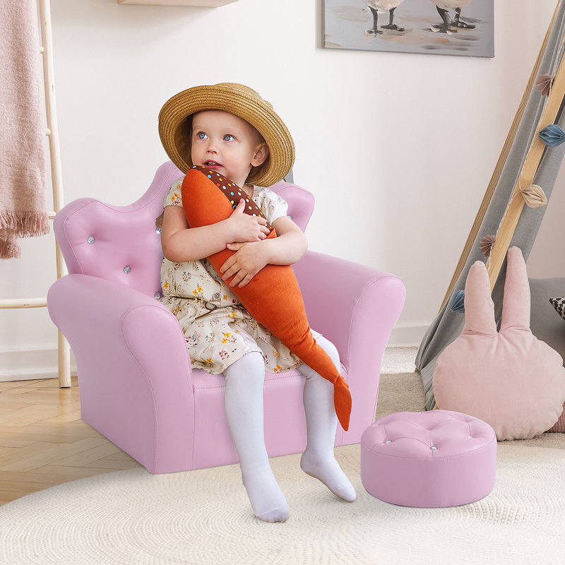 Caputo Kids 7'' Club Chair and Ottoman